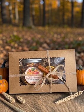 Harvest Tropics Holiday Body Oil & Moisturizer Gift Set - Brown